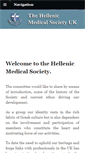Mobile Screenshot of hellenicmedicalsocietyuk.org