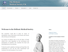 Tablet Screenshot of hellenicmedicalsocietyuk.org